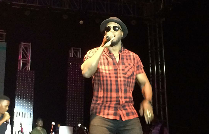 Bebe Cool performed at Lutalo's concert at Cricket Oval on Friday night