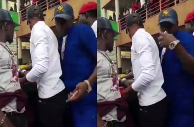 Jose Chameleone mu ngoye eza Blue