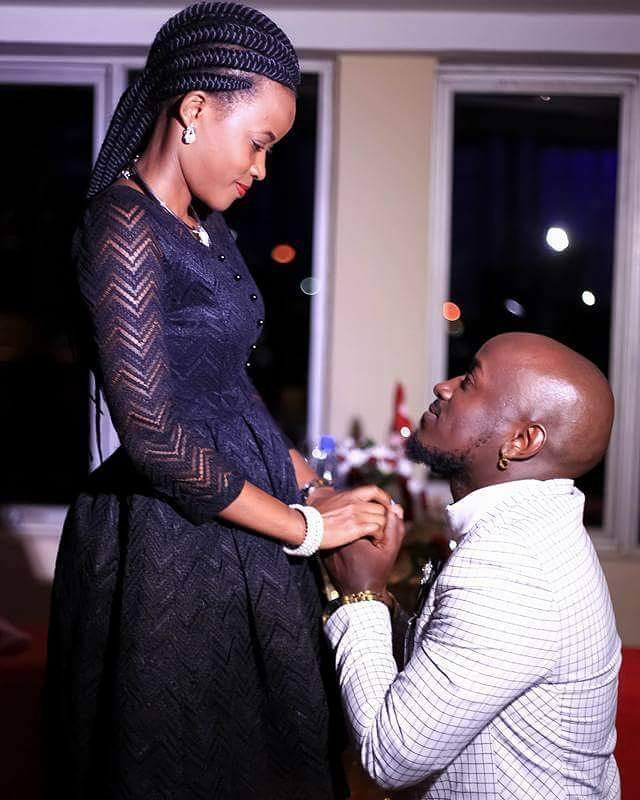 Ykee proposed to Julie in April 2017