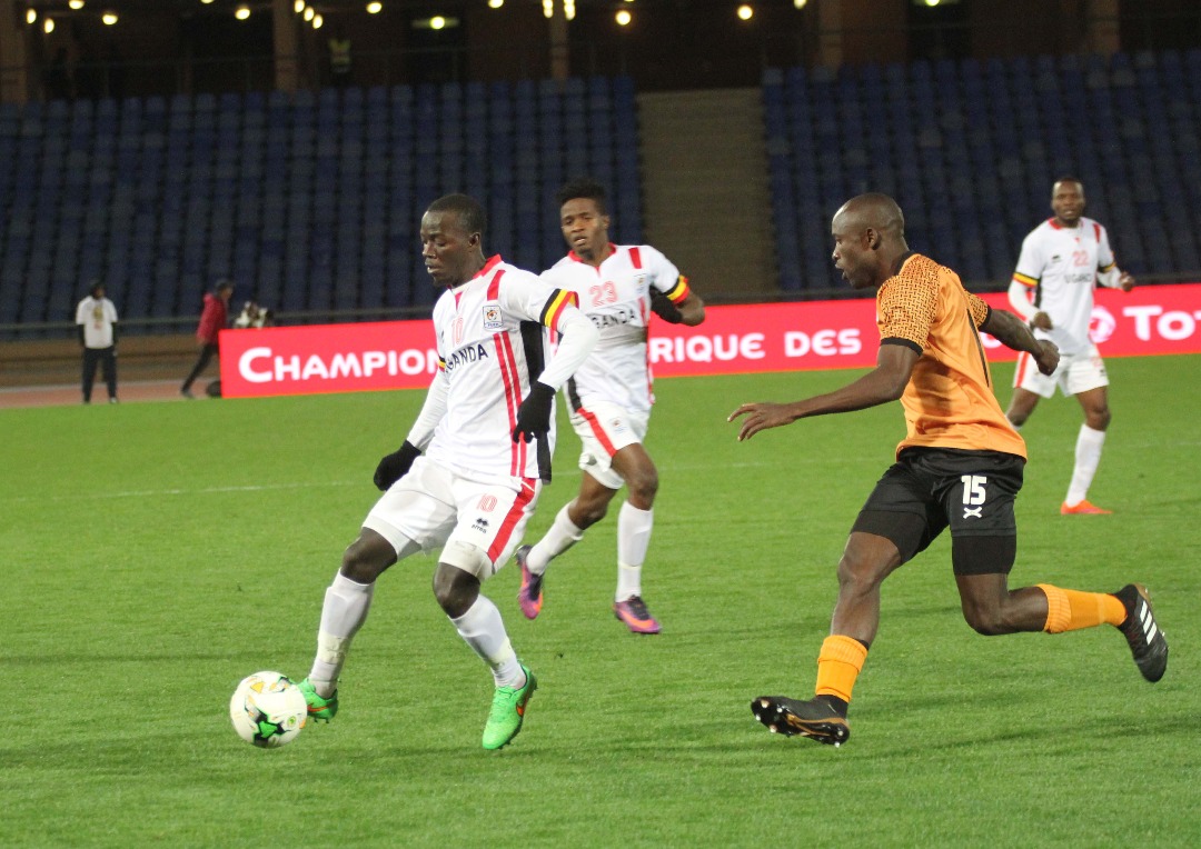 Muzamiru Mutyaba dribbles during the game on Sunday night in Marrakech
