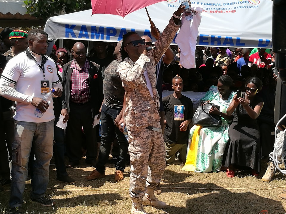 Radio's singing partner Wizzo was present to witness the sending off