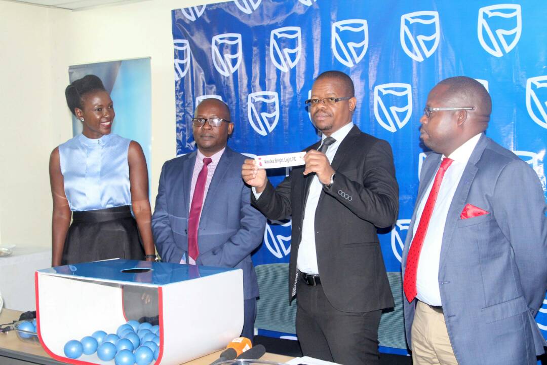 Magogo, Stanbic’s Head of Marketing and Communications Daniel Ogong and Stanbic’s Communications Manager Cathy Adengo helped to conduct the draw