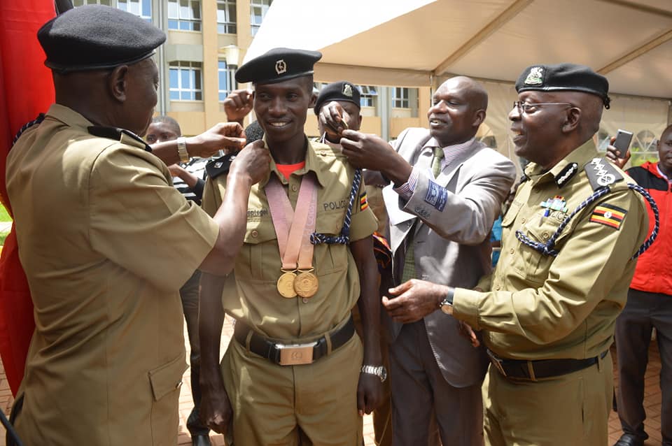 Joshua Cheptegei promoted to the rank of Inspector of Police