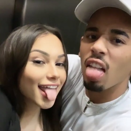 Man City Star Gabriel Jesus Risks Strict Mum S Wrath By Going Public With New Girlfriend But Is Banned From Snogging Her