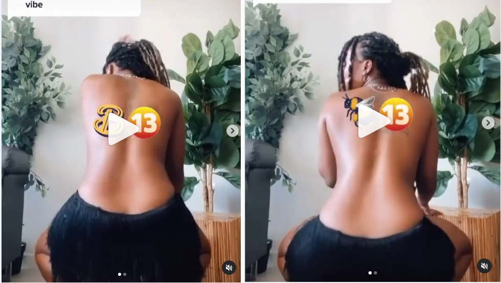 Round Bottomed Slay Queen Flings Bounces Her Booty As She Dances On John Blaq S New Banger