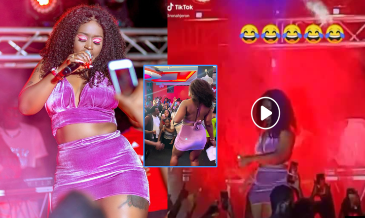 Winnie Nwagi slaps fan live on stage