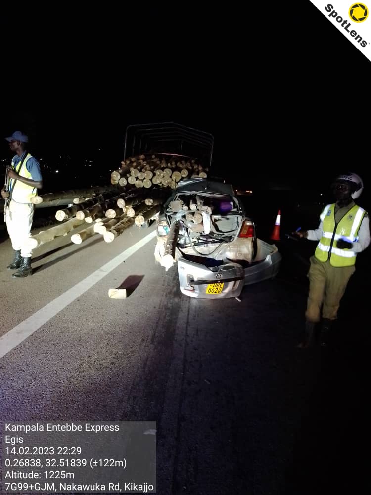 Truck Driver Escapes After Accident At Busega Entebbe Expressway