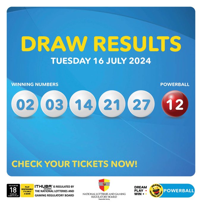 Powerball: Draw Results (16/07/2024)